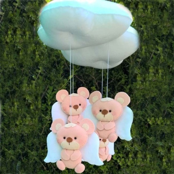 Mobile de Berço Ursinho nas Nuvens